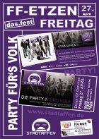 Fest der FF Etzen 27. bis 29. April 2012
